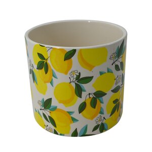 Bloempot D 15,5 x H 14 cm lemon