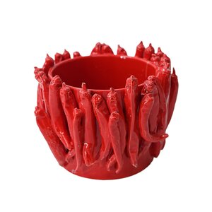 Bloempot D 17 x H 14,5 cm red peppers