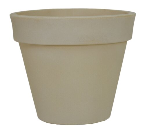Bloempot - D30xH26,5cm Antiek wit