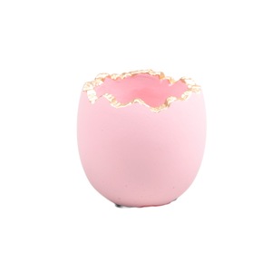 Bloempot paasei Roze - D 9,3 x H 8 cm