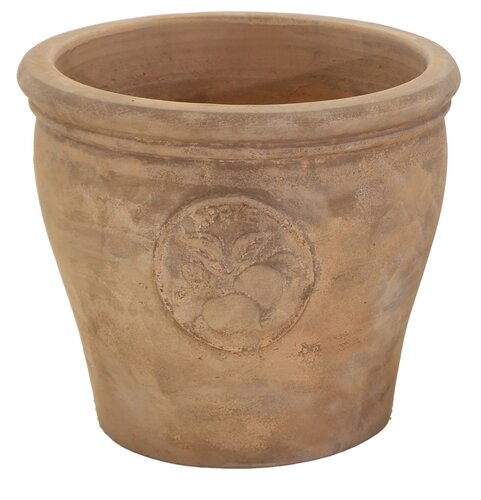 Bloempot Portly Antique Terra Apple - D 37 x H 32 cm - afbeelding 1