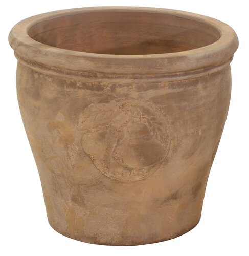 Bloempot Portly Antique Terra Pear - D 28 x H 24 cm - afbeelding 1