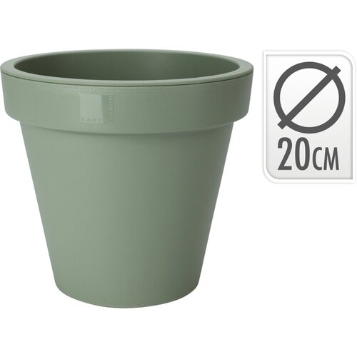 Bloempot rond D20-cm Groen