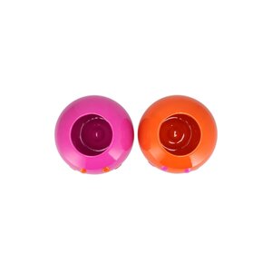 Bloempot Smiley face Fuchsia/oranje - D 11 H 9 - afbeelding 2