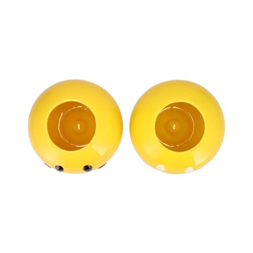 Bloempot Smiley face Geel - D 15 H 12 - afbeelding 2