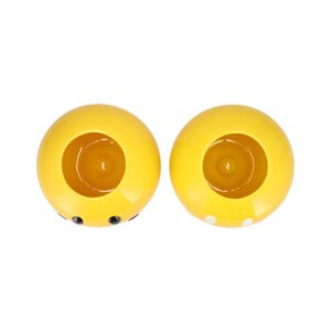 Bloempot Smiley face Geel - D 15 H 12 - afbeelding 2