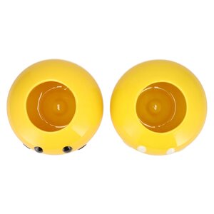 Bloempot Smiley face Geel - D 20 H 17 - afbeelding 2