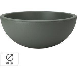 Bloemschaal D40xH16-cm Groen - afbeelding 1