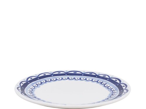 Blond Amsterdam Bord Plat - 22cm Delfts Blauw