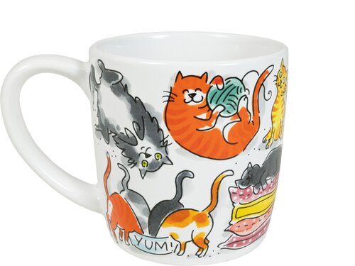Blond Amsterdam - Dier: Cappuccino Mug Cat Love - 0,5 L - afbeelding 3