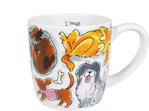 Blond Amsterdam - Dier: Cappuccino Mug Dog Love - 0,5 L - afbeelding 1