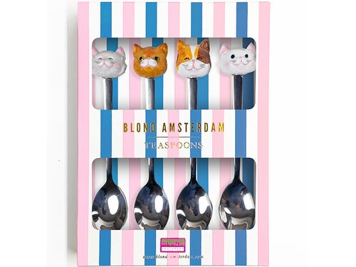 Blond Amsterdam - Dier: Tea Spoon Set Cat