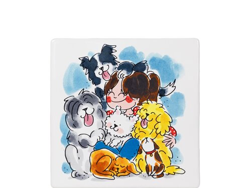 Blond Amsterdam - Dier: Tile Dog - 13 cm - afbeelding 1