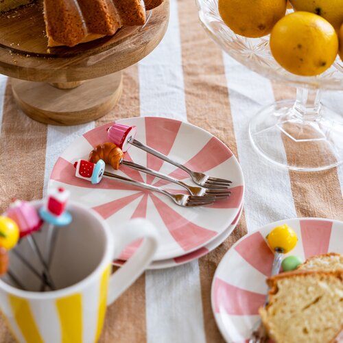 Blond Amsterdam - Even Bijkletsen: Cake Forks, Set Of 4 - afbeelding 3