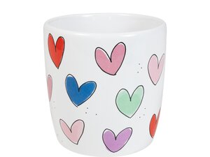 Blond Amsterdam - Even Bijkletsen: Cappuccino Mug Hearts - 0,5 L - afbeelding 2