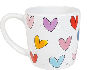 Blond Amsterdam - Even Bijkletsen: Cappuccino Mug Hearts - 0,5 L - afbeelding 3
