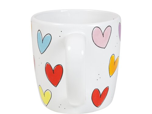 Blond Amsterdam - Even Bijkletsen: Cappuccino Mug Hearts - 0,5 L - afbeelding 4