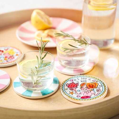 Blond Amsterdam - Even Bijkletsen: Coaster Set van 4 - afbeelding 4