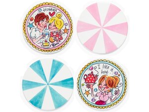 Blond Amsterdam - Even Bijkletsen: Coaster Set van 4 - afbeelding 2