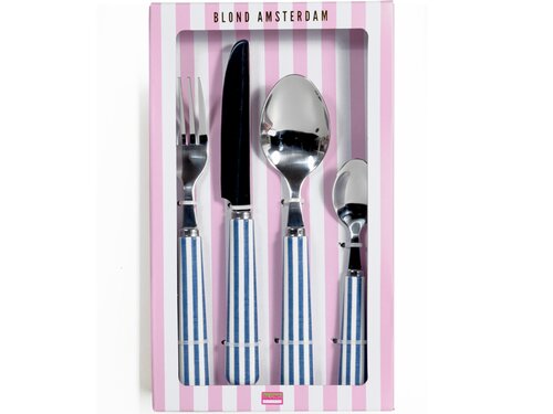 Blond Amsterdam - Even Bijkletsen: Cutlery Set Blue - afbeelding 1