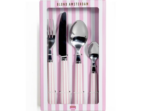 Blond Amsterdam - Even Bijkletsen: Cutlery Set Pink - afbeelding 1