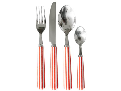 Blond Amsterdam - Even Bijkletsen: Cutlery Set Red - afbeelding 2
