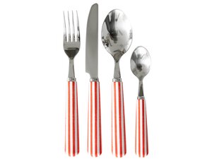 Blond Amsterdam - Even Bijkletsen: Cutlery Set Red - afbeelding 2