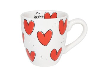 Blond Amsterdam - Even Bijkletsen: Minimug Red Hearts - 0,2 L - afbeelding 1