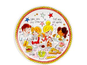 Blond Amsterdam - Even Bijkletsen: Plate Dark Pink -- 22 cm - afbeelding 1