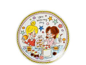 Blond Amsterdam - Even Bijkletsen: Plate Pink - 18 cm - afbeelding 1