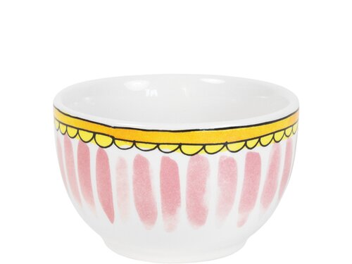 Blond Amsterdam - Even Bijkletsen: Small Bowl Pink Stripe - afbeelding 1