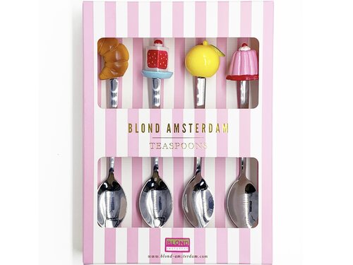 Blond Amsterdam - Even Bijkletsen: Teaspoons, Set Of 4