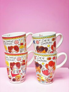 Blond Amsterdam - Even Bijkletsen: XL Mug Dark Pink - 0.5 L - afbeelding 5