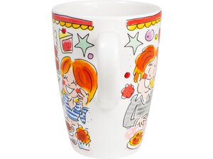 Blond Amsterdam - Even Bijkletsen: XL Mug Dark Pink - 0.5 L - afbeelding 4