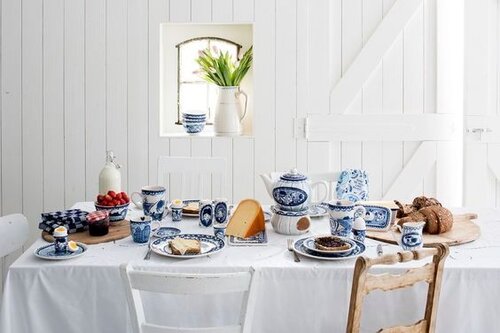 Blond Amsterdam Gebaksbordje Plat - 18cm Delfts Blauw - afbeelding 2