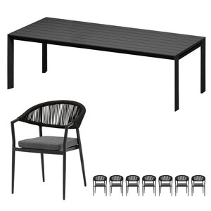 Ease Up Bo 8-zits tuinset zwart - afbeelding 1