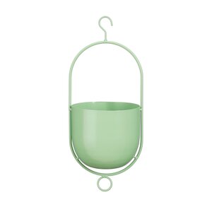 Bob pot hangend mint groen - D 14 x H 36 cm