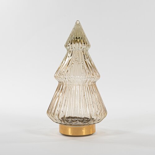 Boom glas 28.5x15cm amber