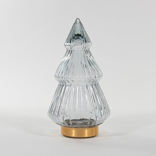 Boom glas 28.5x15cm grijs