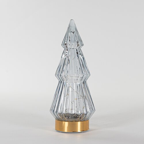 Boom glas23.5x10cm grijs