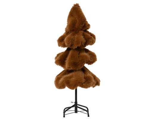 Boom kunstbont - D45xH100cm Chocoladebruin