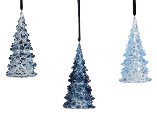 Boom kunststof - B5,5xH12cm Donkerblauw - 3 Varianten