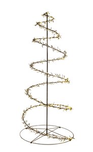 Anna's Collection boom swirl cluster met 480 lampjes - H 120 cm