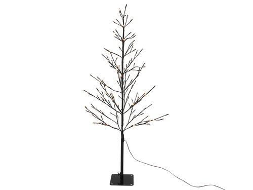 Boom zwart 120cm 80goldLED IP44 adapter 3M