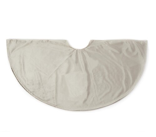 Boomkleed fluweel 120cm taupe - afbeelding 2