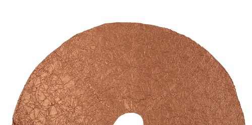 Boomkleed geplooid 120cm goud