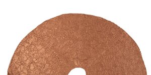 Boomkleed geplooid 120cm goud