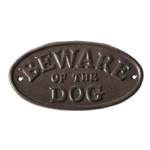 Bord "Beware of the dog"