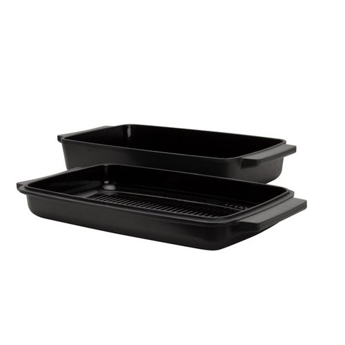 Boretti Solido 2pc combiset (ovenschaal en grill) - afbeelding 2