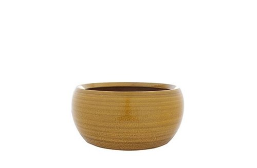Bowl Cresta okergeel D28 H13